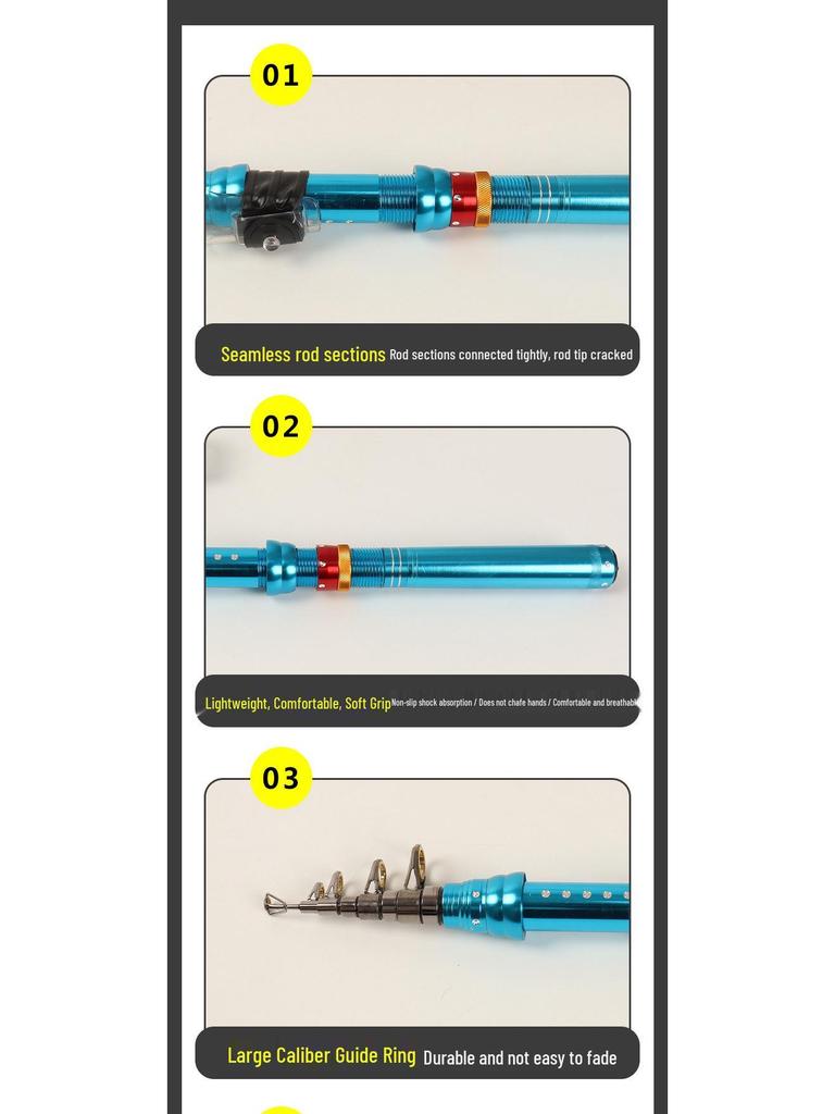 Carbon-Ultrakurze Teleskop-Meeresrute für Weitwurf und Große Fische, Silberkarpfen und Graskarpfen.