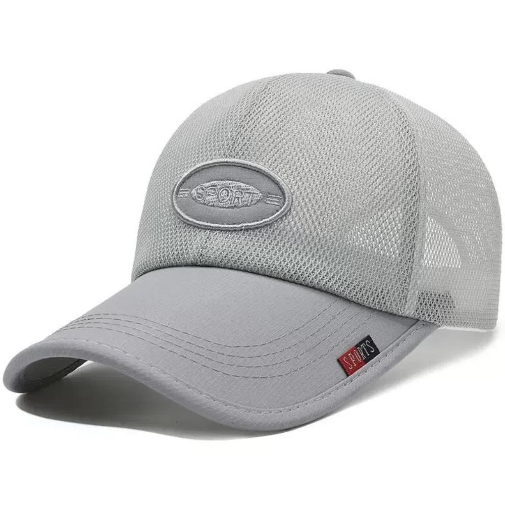 New Style Unisex Long-Brim Mesh Baseball Cap Breathable Sun Protection Trucker Hats For Men Female Outdoor Hiking Sports Caps