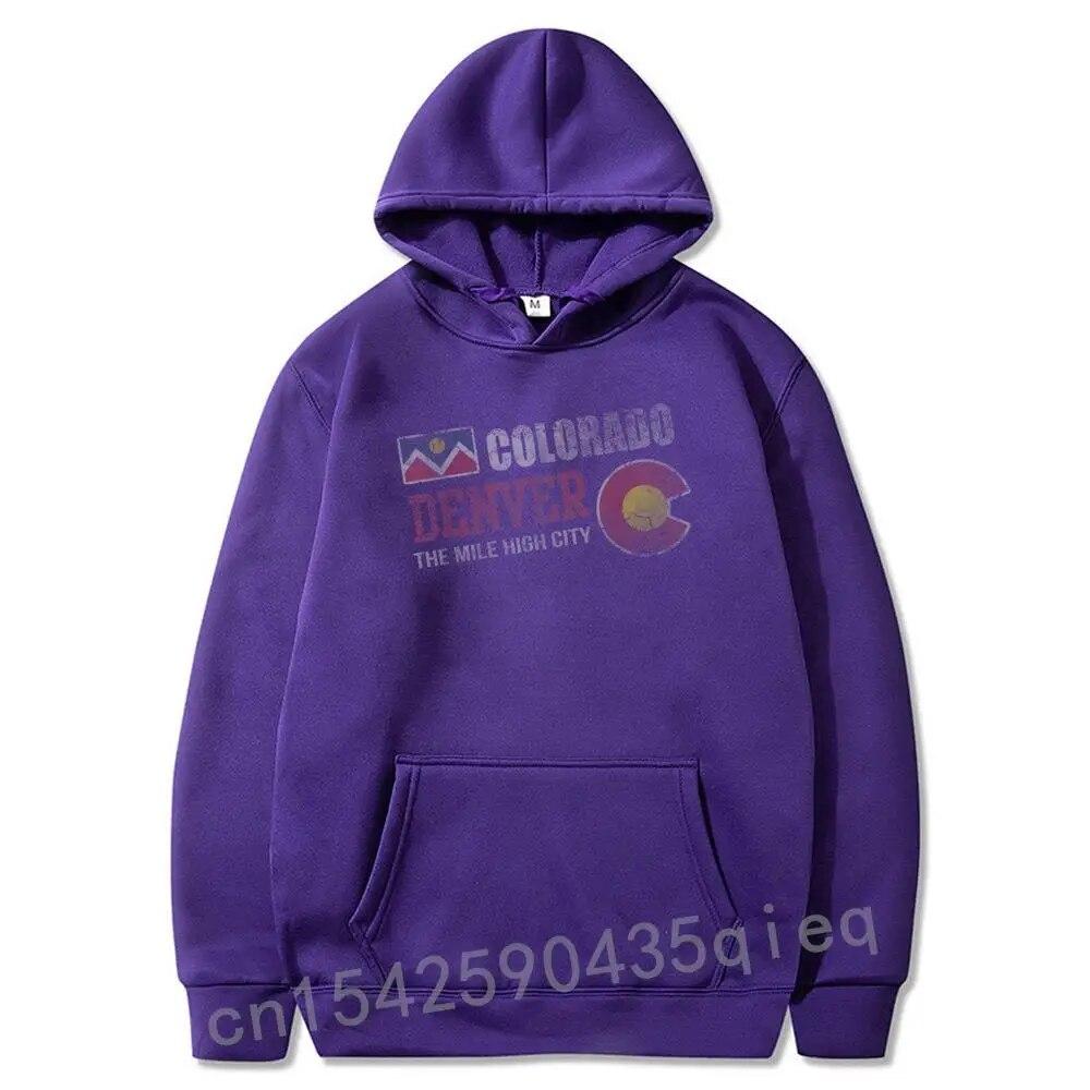 Denver Colorado sweats à capuche The Mile High City chemise à capuche personnalisée en vente hauts sweats à manches longues unisexe fou