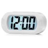 Digital Alarm Clock Office Silicone Travel USB Cable With Snooze 12 Hours /24 Hours Bedroom Desk LCD Convenient