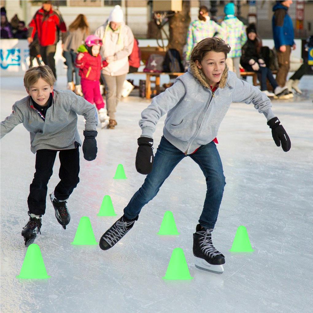 10pcs/lots Skate Marker High Elasticity Lightweight Soccer Training Cones Wear-Resistant Marking Barrier for Basketball Games