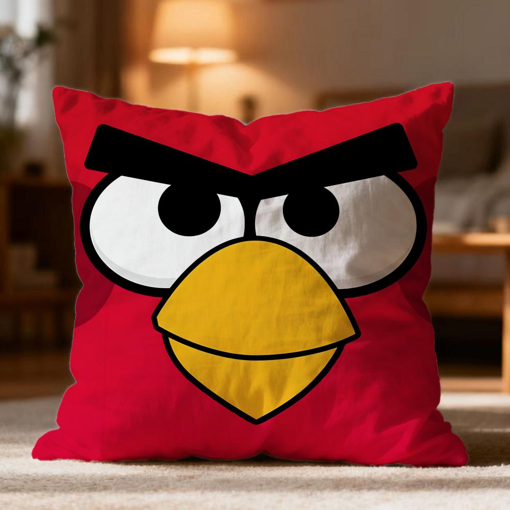 

Модная наволочка для подушки Angry Birds, мягкая, стирающаяся, для дивана, кровати, путешествий, офиса 30cmx30cm