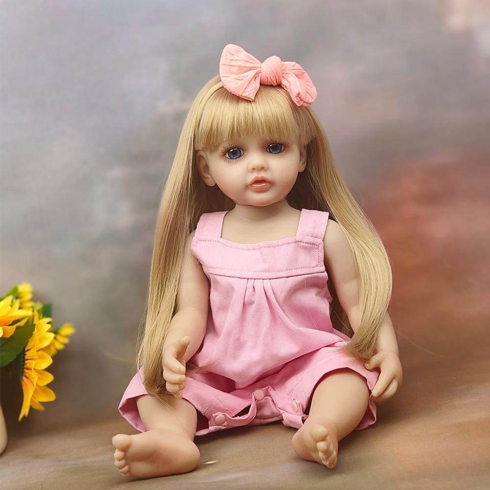 

45 см Кукла Реборн - Маленькое надутое личико, нарядный подарок