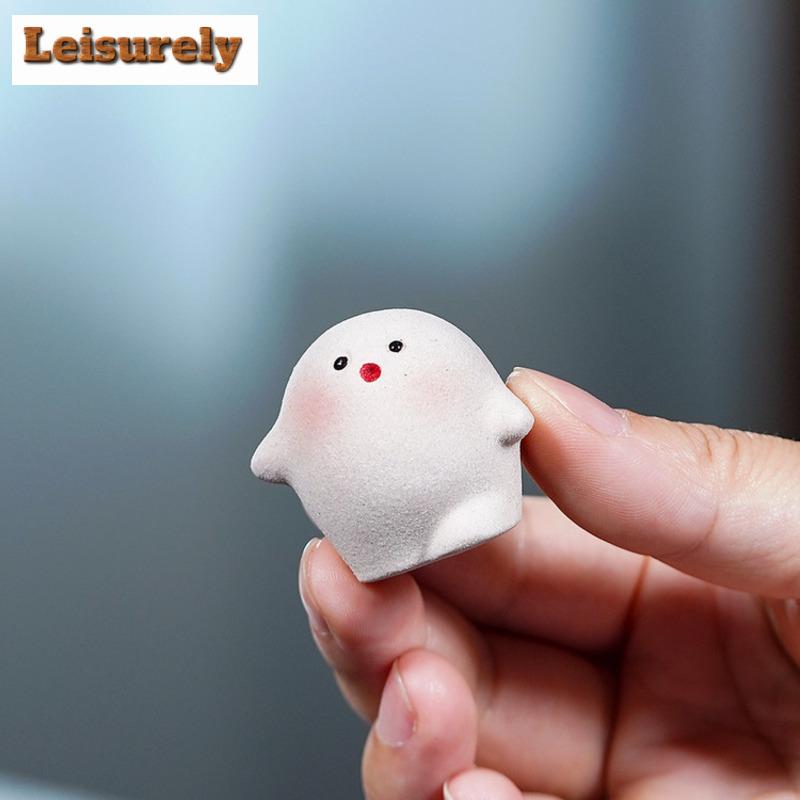 Yixing Zisha Little Dumpling Tea Pet Boutique Tea Games Tea Figurine Play Toys Tea Statue Ornaments Can Be Raised Decoration