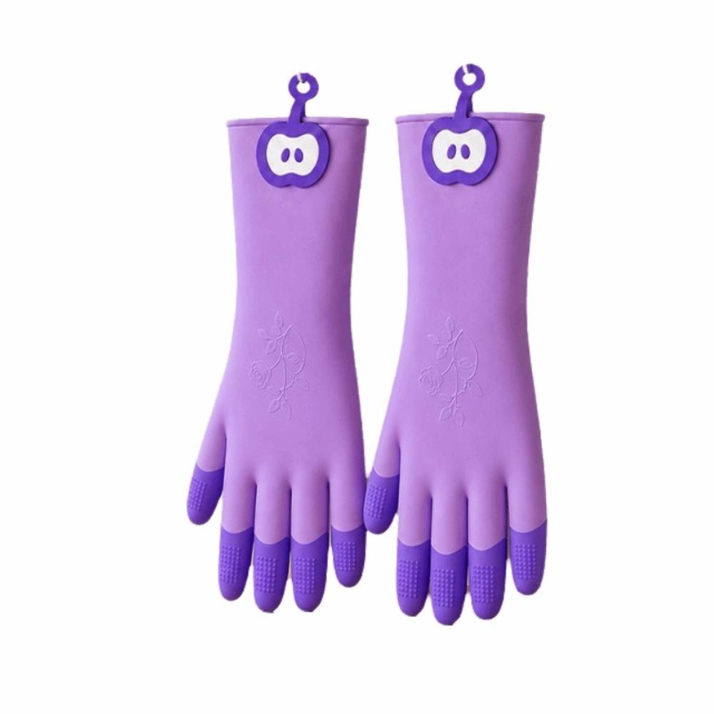 Waterproof Dishwashing Gloves Hanging Household Gloves Comfortable Latex Gloves Dishwashing