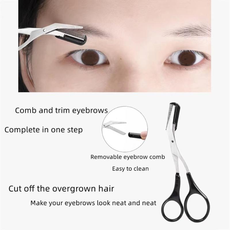 Xiaomi Eyebrow Trimmer Scissors Eyebrows Scissors with Comb Eyebrows Grooming Tool Designed Specifically for Women Makeup Tools