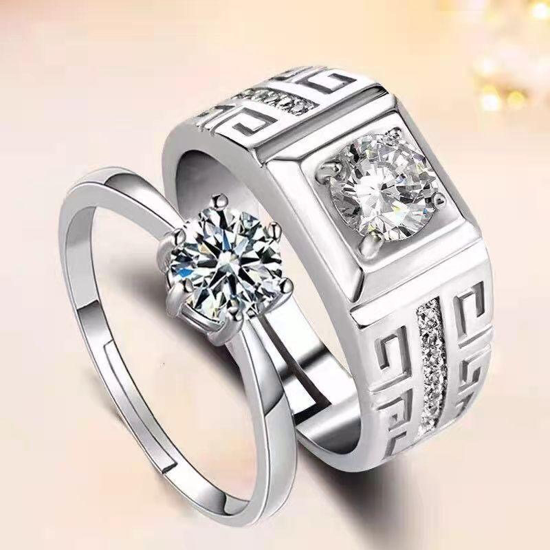 Couple Ring Mozzarella Diamond Couple Ring Wedding Ring