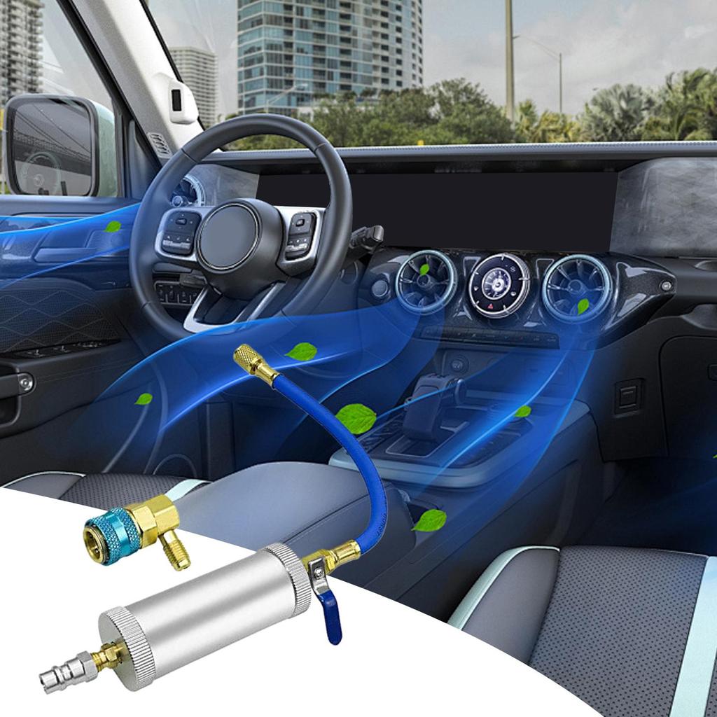 Air Conditioning Oil Injector AC Oil Dye Injector Leak Detection Tools For Home Users Professionals Business Users HVAC