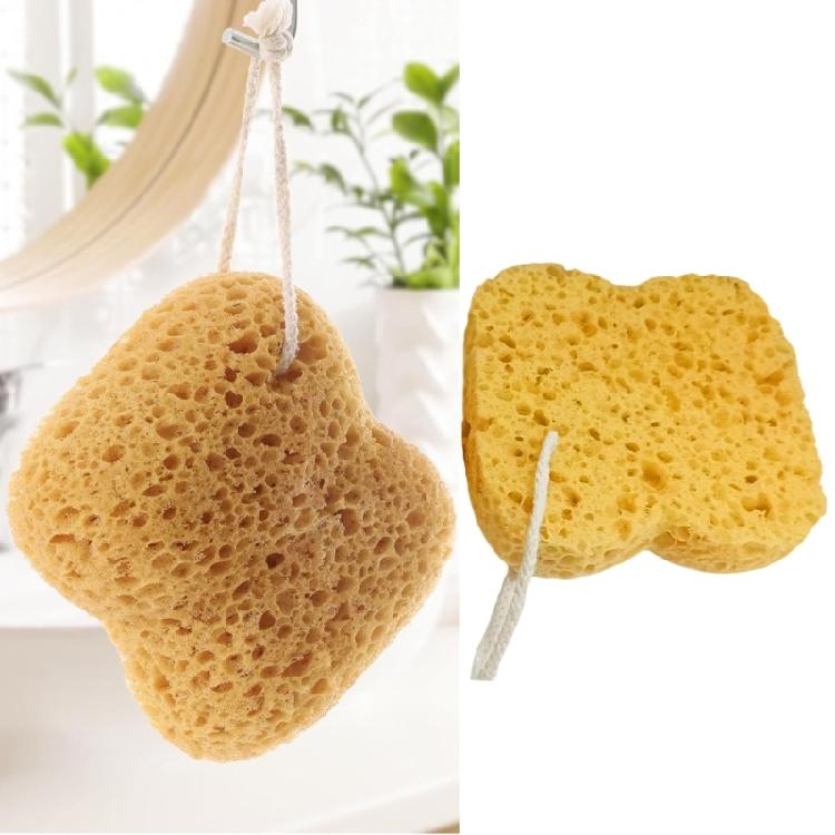 Two Large Bath Sponges for Deep Cleansing Exfoliating Body Loofah for Sensitives Skin and Everyday Use