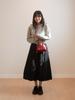Oimo Leather Dumpling Bucket Bag - Red