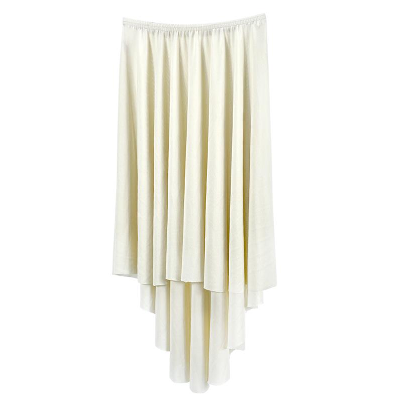 Elastic Mesh Diagonal Ballet Skirt: Women's Gymnastics Leotard Dance Practice Gauze Skirt, Half-Body