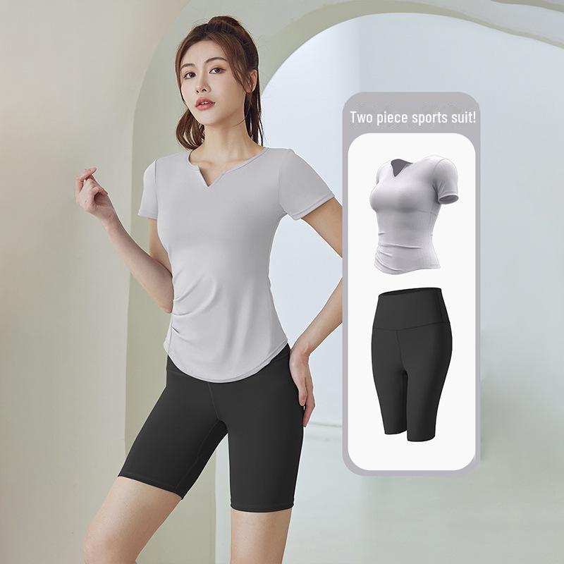 Women's Summer Yoga & Pilates Two-Piece Sports Suit