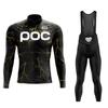 RCC POC 2026 Cycling Team Men's Cycling Jersey Long Sleeve Set MTB Bike Clothing Tenue Velo Homme Bicycle Wear