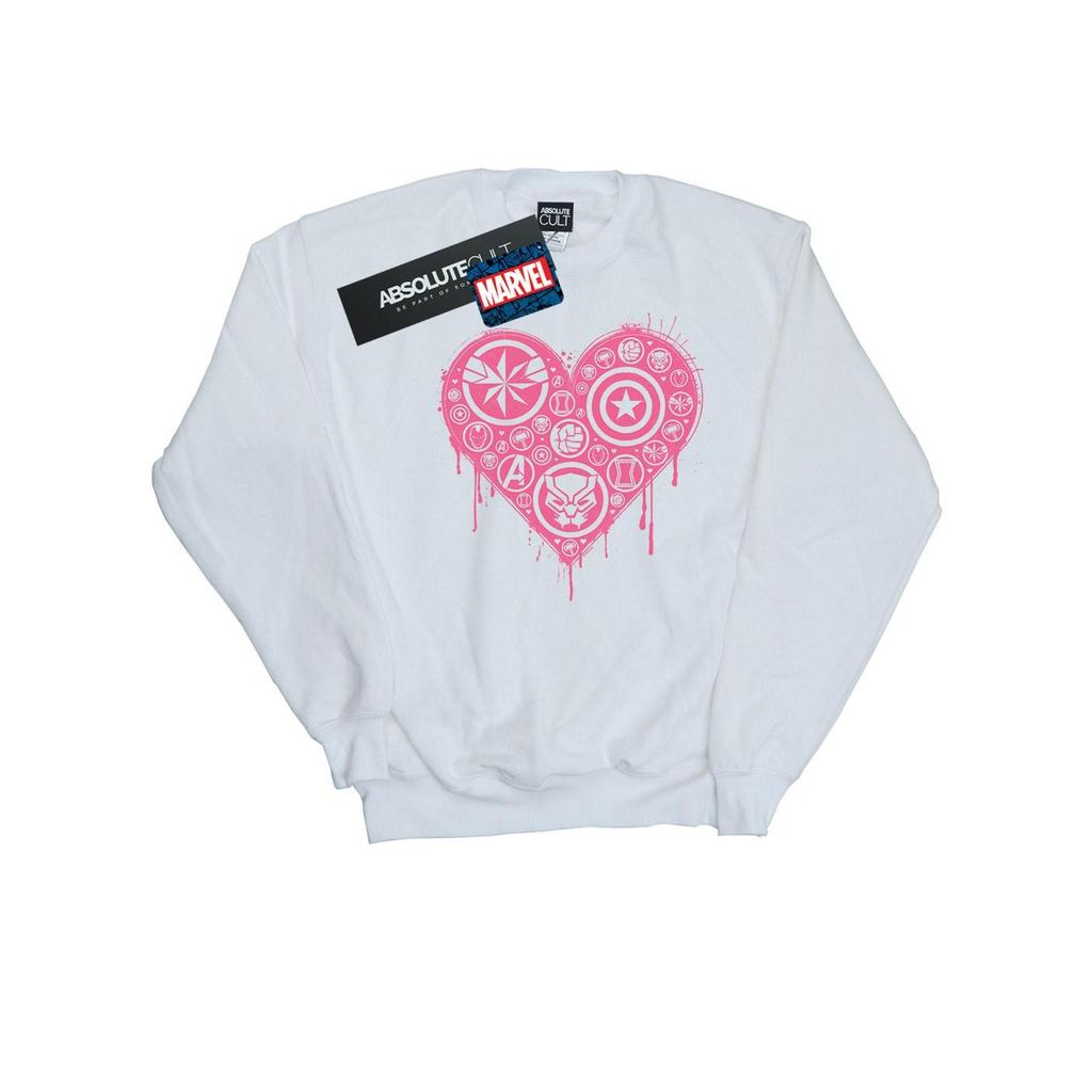 Marvel Womens/Ladies I Heart Avengers Sweatshirt