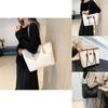 Stylish Large Capacity Tote Bag For Women With Fashionable Street Style Perfect For College Commute