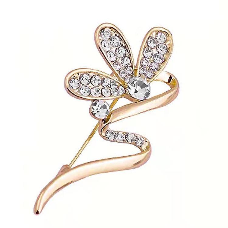 Elegant Luxury Brooch: Versatile and Exquisite Pin for Suit Jackets - Japanese and Korean Inspired Design