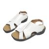 Women's Peep Toe Wedge Sandals, Casual Summer Open Toe Shoes, Plus Size Fashion Footwear