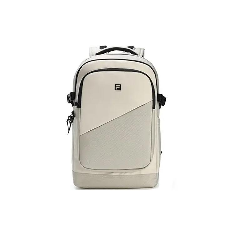 New FILA Fabric Laptop Backpack Regular Men's Ecru A13M321105FDY