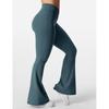 Europäisch-Amerikanische Nylon-Kreuzbund-Schlag-Yogahose für Damen
