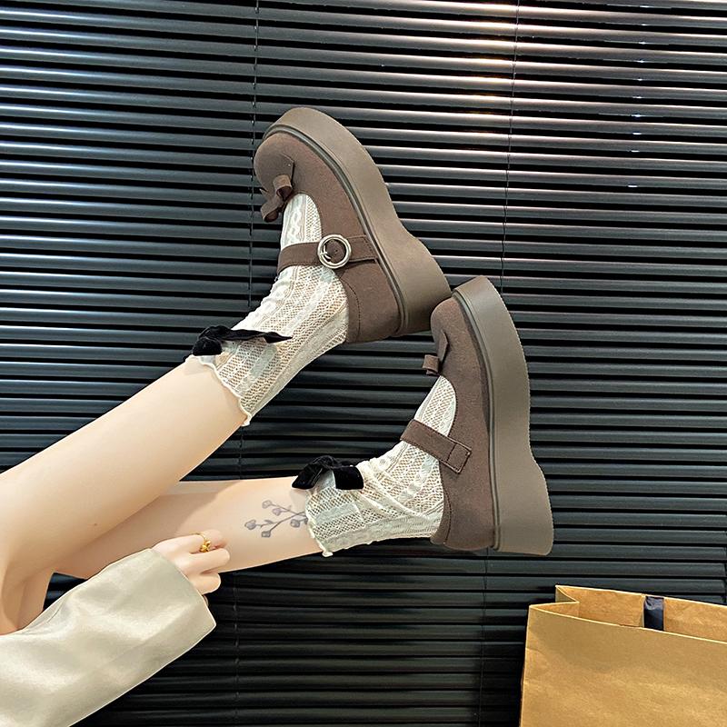 Fashion Summer Shoes Ladies Female Footwear Clogs Platform Oxfords Women's 2024 New Dress Creepers Leather Mary Janes Shoes Woman Flats