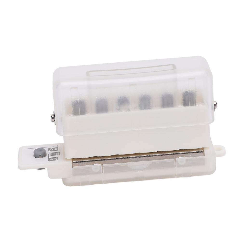 5.5mm Hole Diameter Loose Leaf Punching Machine ABS Handheld Mini Puncher Paper Crafting