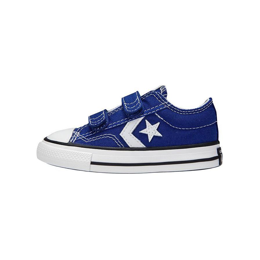 Converse Star Player 76 Easy-On Low TD Blue Vintage White Baby Sneakers Black A10389C