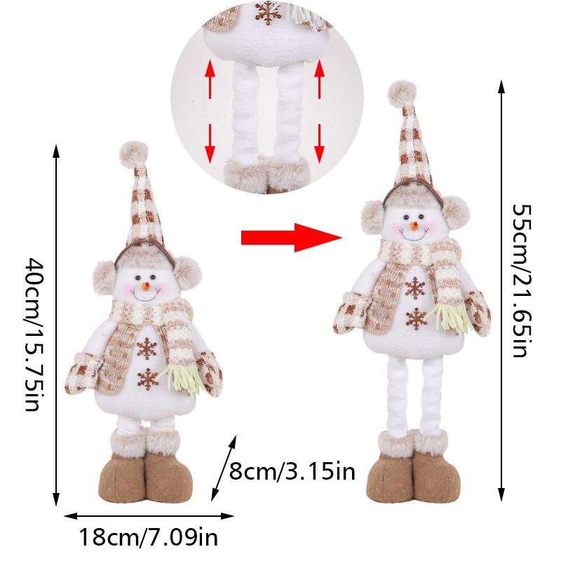 1PC Retractable Decorations for Home Christmas New Year Decorations Tabletop Display