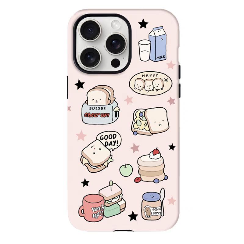 Applicable to iPhone11promax mobile phone case 11pro niche 11 Apple 11 bread head film two-in-one