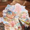 Herr. Papier Chinesischer Stil 3D Miniatur Hütten Aufkleber: 'Ein Termin mit dir' Journal-Serie