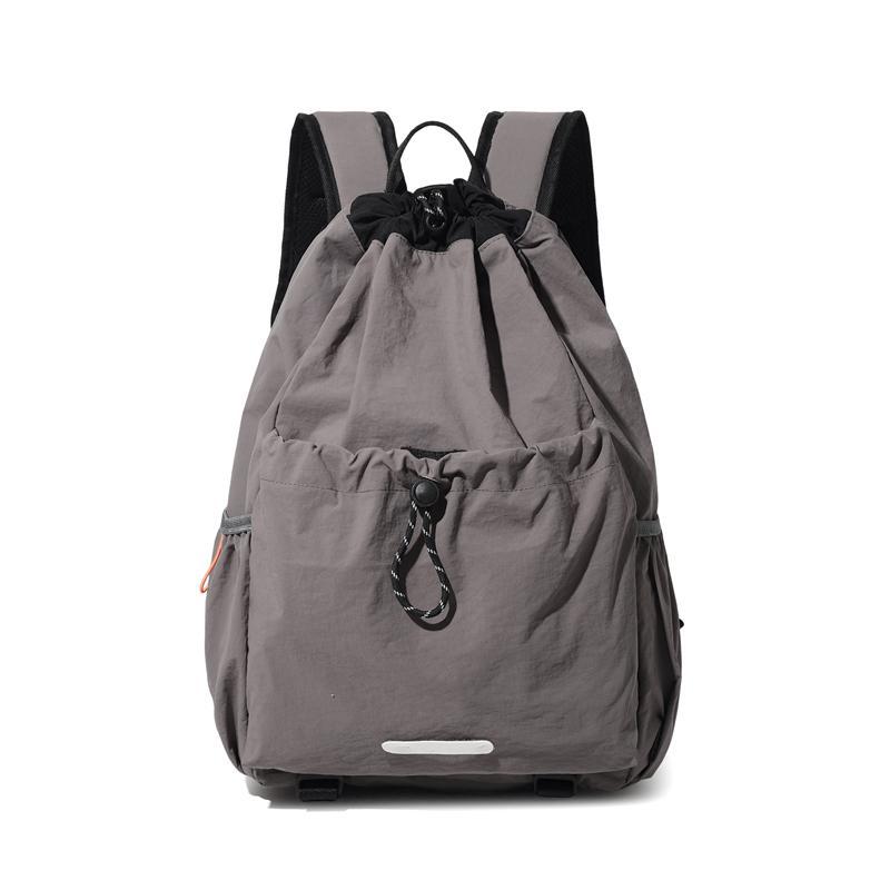 Schoolbag Outdoor Sports Backpack Men's and Women's Lightweight Waterproof Drawstring Mountaineering Travel College Students Class School Bag Computer