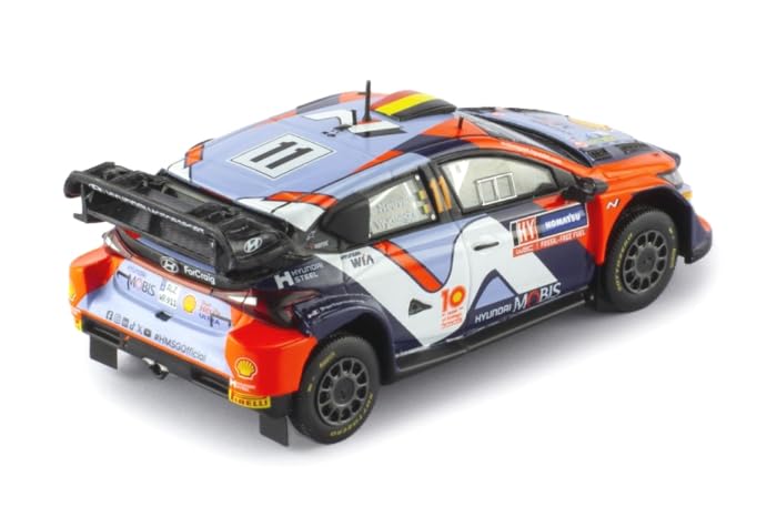IXO 1/43 Hyundai i20 N Rally1 2024 Rally Sweden #11 T. Neuville Finished Model