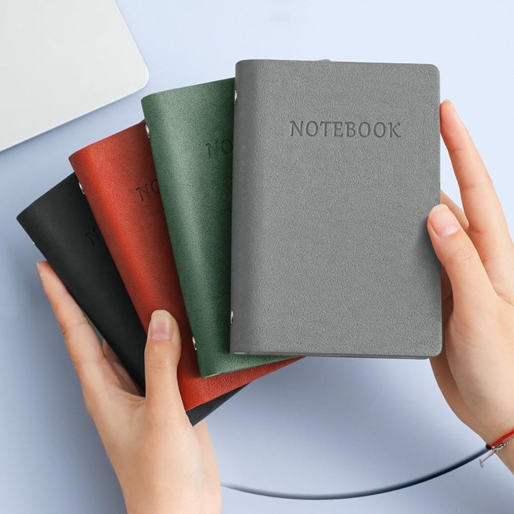 Memo Pads A7 Mini Notepad PU Leather Cover A7 Notebook Pocket Planner School Student