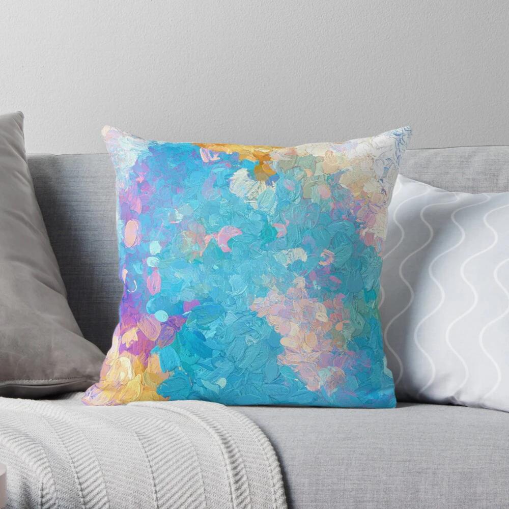Simple Bedroom Living Room Decoration Sofa Bed Pillowcase Abstract Human Animal Flower Pattern Home  Cushion Cover