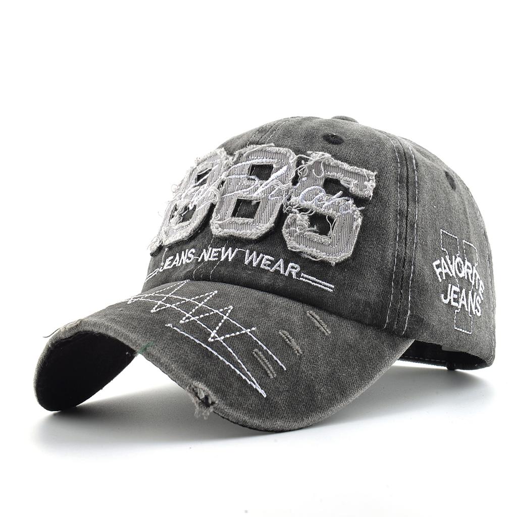Vintage Dad Hat With Embroidery Letter 1985 Snapback Baseball Cap Men Outdoor Breathable Sport Casual Visor Cap Women Adjustable