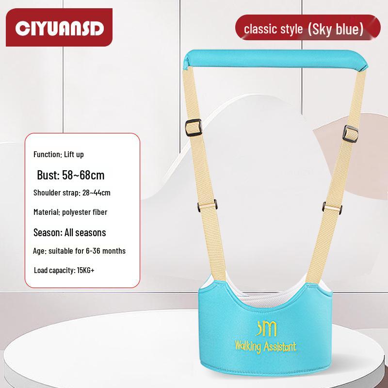 Breathable Baby Walking Belt: Child Safety Anti-Fall Strap & Infant Toddler Learning Harness