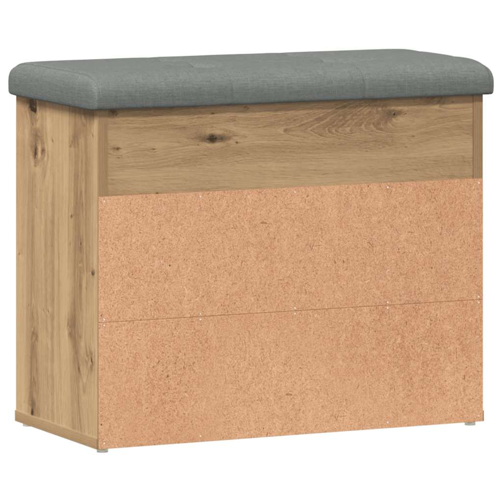 Shoe Bench Artisan Oak 62 x 32 x 50 cm Particleboard