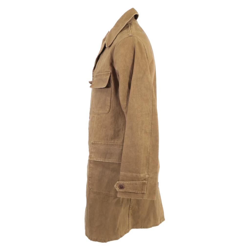 RRL [Excellent Condition/Domestically Authorized] 782959753001 Bonded Linen Walking Coat Coat XS BrownUsed