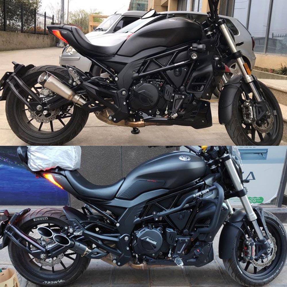Silenziatore di Scarico Modificato per Motociclette Benelli Leoncino 250 & 502c