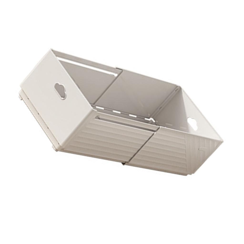 Expandable Storage Box Single Layer Rectangular Stackable Drawer Desktop Spice Organizer for Kitchen Living Room