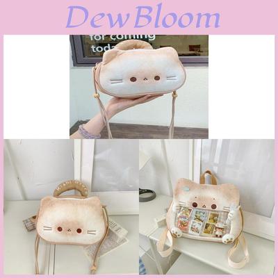 Cat Plush Water Bucket Bag With Soft Material For Casual Daily Use