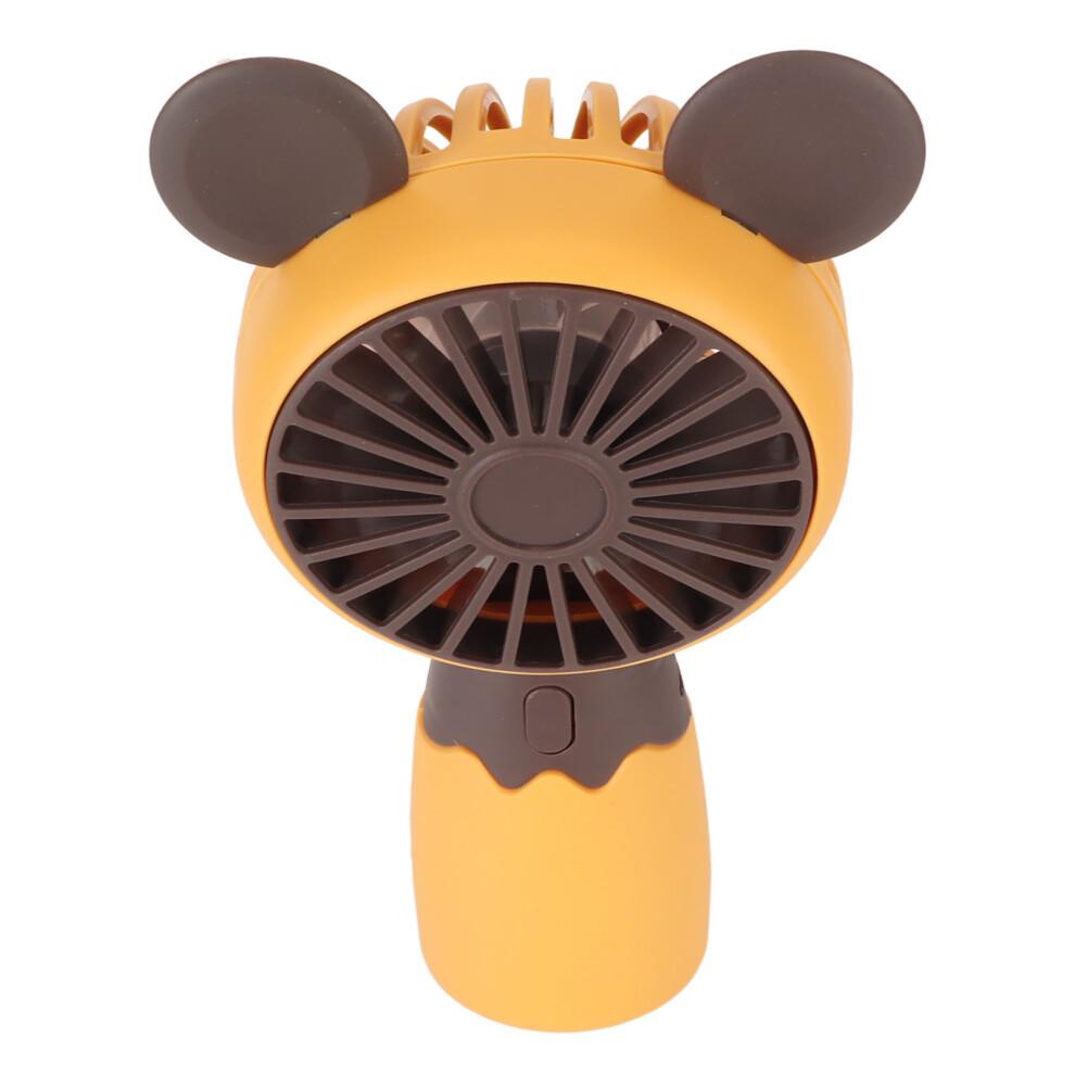 Handheld Fan For Summer Days, Portable Fan With 3 Speed Options USB Rechargeable Built In Battery Quiet Cooling Ergonomic Shape Lightweight Fan With