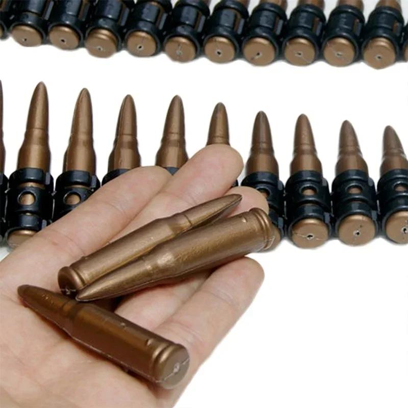 Bullet Belt Gold Die Hard Army Fancy Dress  Party Plastic Bullets