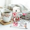 2D Flat Valentine'S Day Acrylic Plaque - Romantic Love Message Decor for Home & Office, Ideal for Birthday, Anniversary, New Year Gifts,