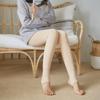 Autumn fleece integrated pants thickened pantyhose leggings women's bare legs and thin nude foot-stepping thermal pants
