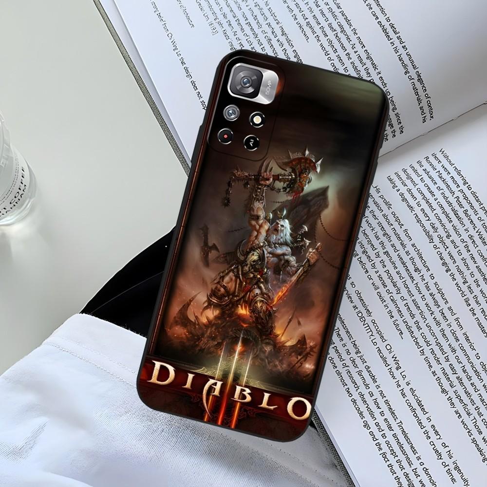 Hot Game Diablo Phone Case for Xiaomi Redmi Note 14 13 12 11 9 Ultra 10 Lite Poco F4 F5 X5 Pro Plus Cover