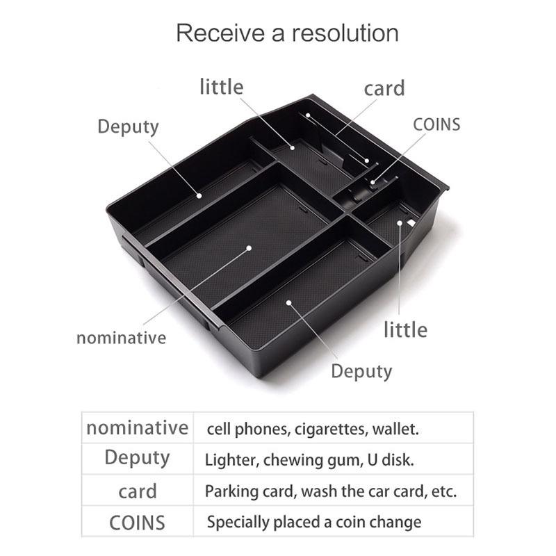 For 15-24 models of Ford Raptor F150 armrest box, storage box, car specific product modification accessories