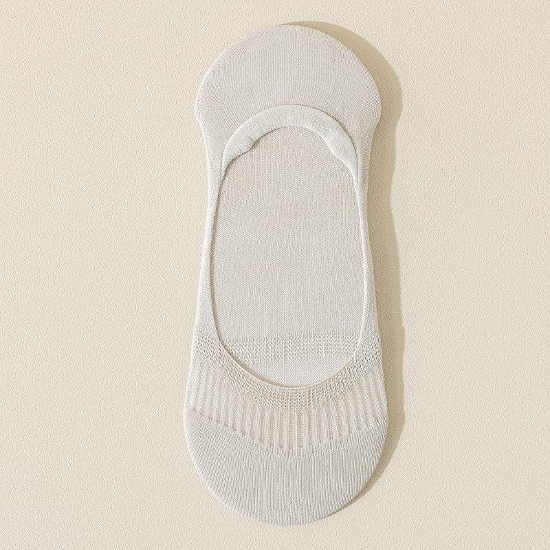 Women's Summer Thin Boneless Mesh Breathable Heel Shallow Mouth Invisible Socks