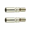 2 Piece Tire Valve Stem Extension Adapter for Car Motorcycle Bike - Chrome Plated Brass for Standard Tire Valve Use Stem Caps1