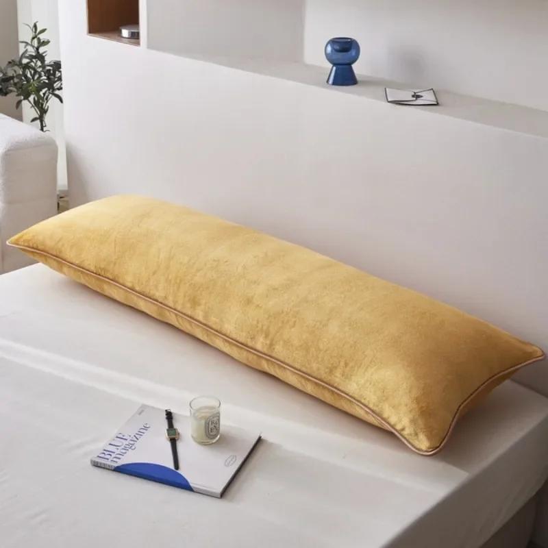 

2025 new milk fleece, Farai fleece, double couple long pillowcase, long pillowcase to keep warm in winter 120x48cm 1pcs