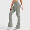 Women's Minied Flared Leggings, Hidden Tight-fitting Pants, Seamless Workout Butt-lifting Compression Flared Pants